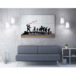 Casa si Gradina - Decoratiuni - Tablouri - Tablou canvas decorativ, Wallxpert, multicolor, 70x100 cm, 50% bumbac 50% poliester, rama lemn, 966BRS1160 - Infinity.ro