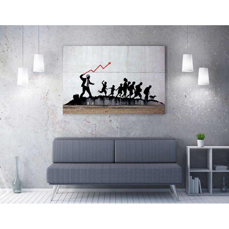 Casa si Gradina - Decoratiuni - Tablouri - Tablou canvas decorativ, Wallxpert, multicolor, 70x100 cm, 50% bumbac 50% poliester, rama lemn, 966BRS1160 - Infinity.ro