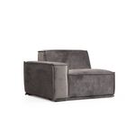 Casa si Gradina - Mobilier - Canapele si coltare - Canapele - Canapea 3 locuri, Hanah Home, lemn fag si pal, gri, 300x100x76 cm - Infinity.ro