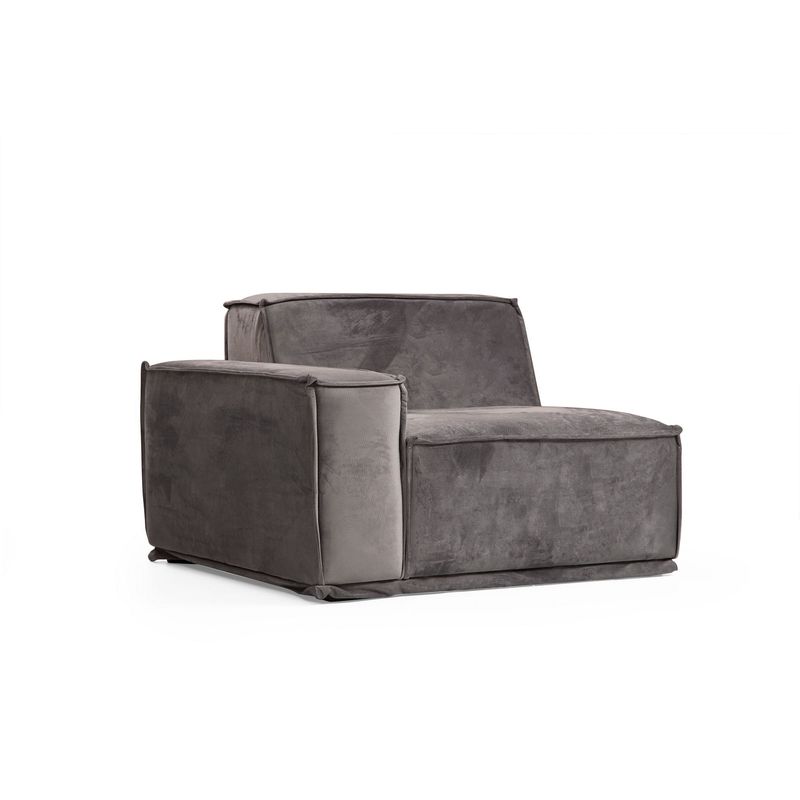 Casa si Gradina - Mobilier - Canapele si coltare - Canapele - Canapea 3 locuri, Hanah Home, lemn fag si pal, gri, 300x100x76 cm - Infinity.ro