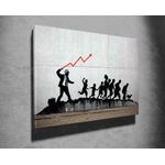 Casa si Gradina - Decoratiuni - Tablouri - Tablou canvas decorativ, Wallxpert, multicolor, 70x100 cm, 50% bumbac 50% poliester, rama lemn, 966BRS1160 - Infinity.ro