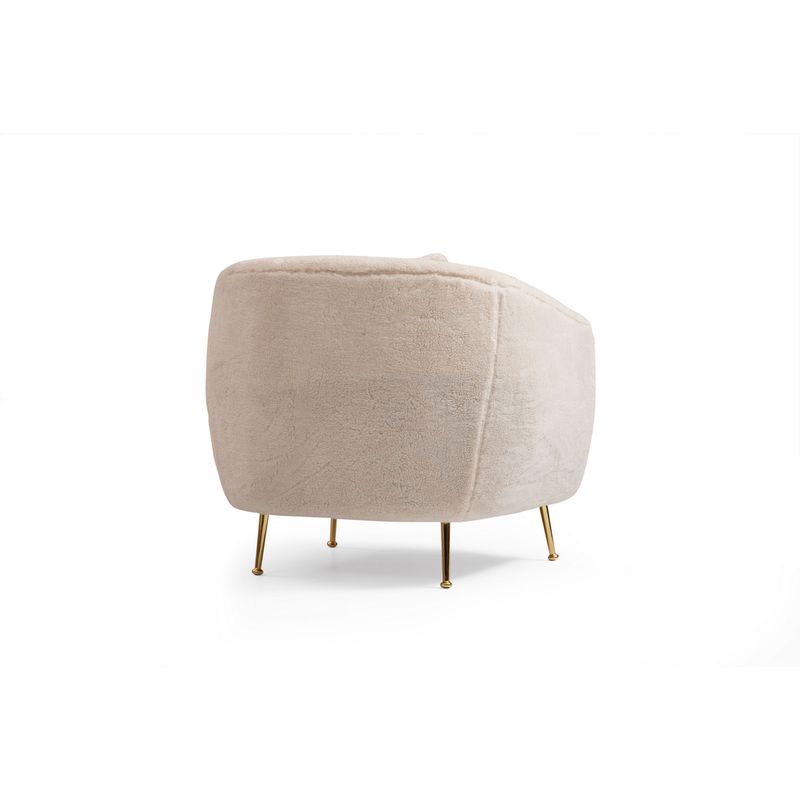 Casa si Gradina - Mobilier - Scaune si fotolii - Fotolii - Fotoliu, Hanah Home, lemn fag si pal, bej, 85x85x80 cm - Infinity.ro