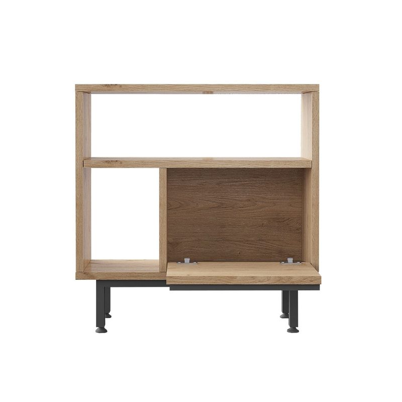 Casa si Gradina - Mobilier - Comode si corpuri - Console - Consola, Hanah Home, PAL melaminat, nuc, 60x25,5x60 cm - Infinity.ro