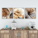 Casa si Gradina - Decoratiuni - Tablouri - Tablou decorativ, Wallxpert, panza, multicolor, 3 piese, 30x30 cm, 564RMY1315 - Infinity.ro