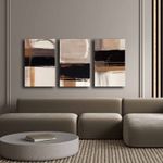 Casa si Gradina - Decoratiuni - Tablouri - Tablou decorativ triptic, Wallxpert, panza, multicolor, 145x70 cm, 895FNA1126 - Infinity.ro
