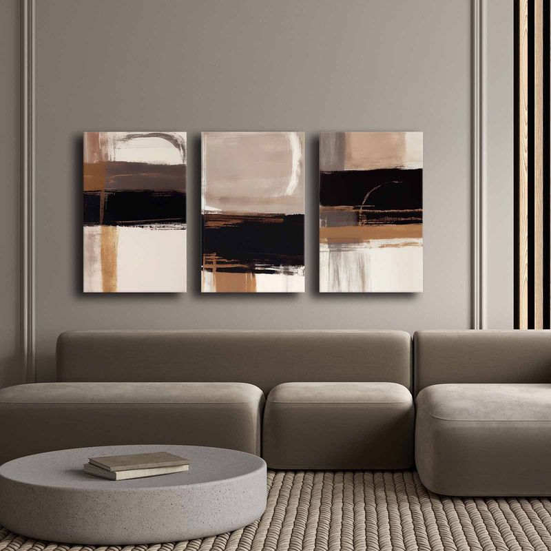 Casa si Gradina - Decoratiuni - Tablouri - Tablou decorativ triptic, Wallxpert, panza, multicolor, 145x70 cm, 895FNA1126 - Infinity.ro