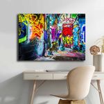 Casa si Gradina - Decoratiuni - Tablouri - Tablou canvas decorativ, Wallxpert, multicolor, 70x100 cm, panza, rama lemn, 649THL1154 - Infinity.ro
