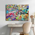 Casa si Gradina - Decoratiuni - Tablouri - Tablou decorativ, Wallxpert, panza, multicolor, 70x100 cm, 649THL1150 - Infinity.ro