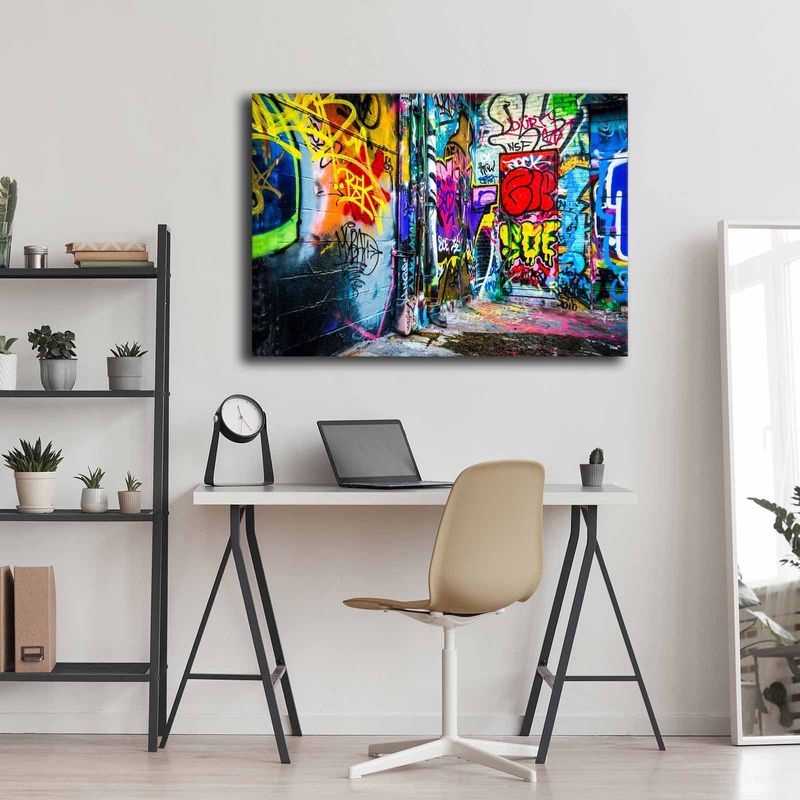 Casa si Gradina - Decoratiuni - Tablouri - Tablou canvas decorativ, Wallxpert, multicolor, 70x100 cm, panza, rama lemn, 649THL1154 - Infinity.ro