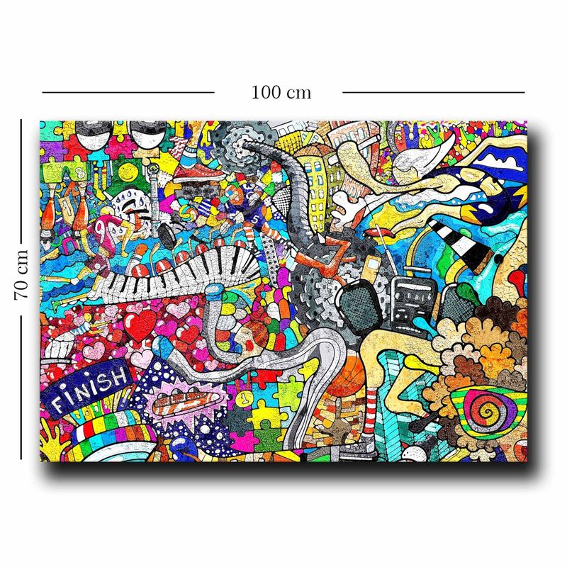 Casa si Gradina - Decoratiuni - Tablouri - Tablou decorativ, Wallxpert, panza, multicolor, 70x100 cm, 649THL1150 - Infinity.ro