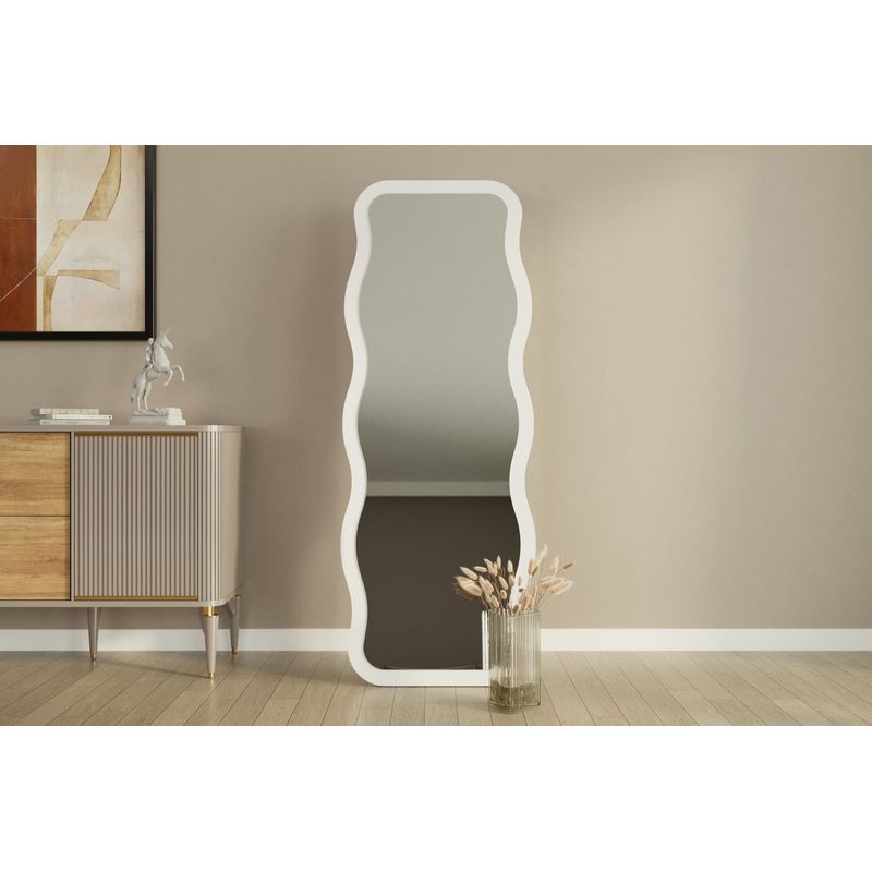 Casa si Gradina - Decoratiuni - Oglinzi - Oglinda, Hanah Home, mdf, alb, 50x160x2.2 cm, 116SAM1185 - Infinity.ro