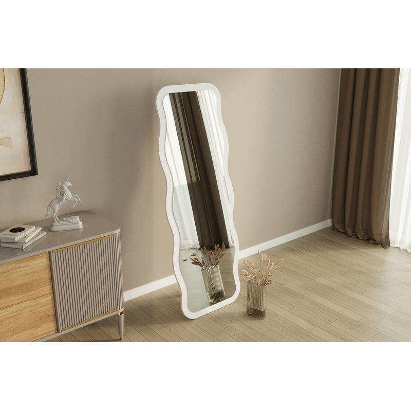 Casa si Gradina - Decoratiuni - Oglinzi - Oglinda, Hanah Home, mdf, alb, 50x160x2.2 cm, 116SAM1185 - Infinity.ro