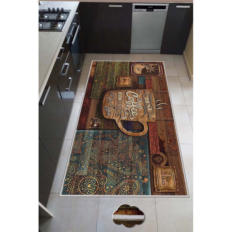 Casa si Gradina - Textile si covoare - Covoare - Covoare casa - Covor, Conceptum Hypnose, multicolor, 80x50 cm, 100% poliester, antiderapant, 476HFT2122 - Infinity.ro