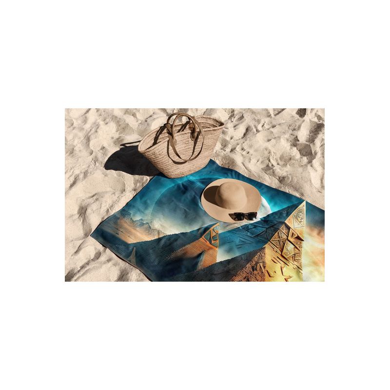 Casa si Gradina - Textile si covoare - Textile baie - Prosoape - Prosop de plaja, L'essentiel Maison, multicolor, 90x150 cm, microfibra, 450AST1197 - Infinity.ro