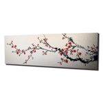 Casa si Gradina - Decoratiuni - Tablouri - Tablou decorativ, Wallxpert, panza, multicolor, 30x80 cm, rama lemn, 762SYM1245 - Infinity.ro