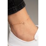 Fashion, accesorii si bijuterii - Femei - Bijuterii femei - Bratari femei - Bratara de glezna, Heliophilia, argint 925, albastru, 22+4 cm, zirconiu - Infinity.ro