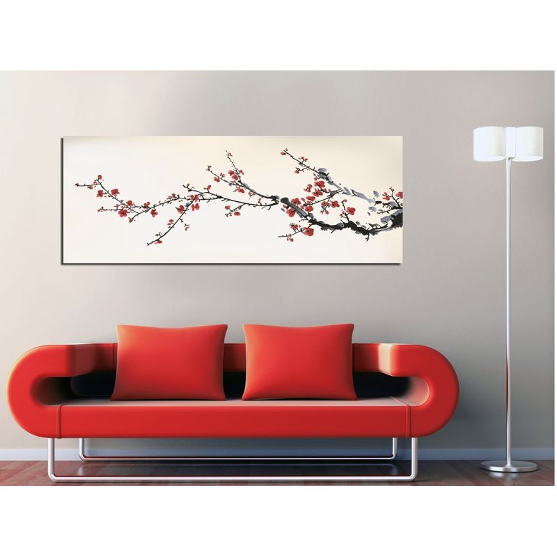 Casa si Gradina - Decoratiuni - Tablouri - Tablou decorativ, Wallxpert, panza, multicolor, 30x80 cm, rama lemn, 762SYM1245 - Infinity.ro