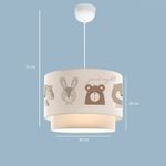 Casa si Gradina - Corpuri si surse de iluminat - Lustre si pendule - Candelabru, Opviq, material textil, multicolor, diametru 30 cm, inaltime 70 cm, 780SGN4662 - Infinity.ro