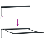 Casa si Gradina - Gradina si terasa - Umbrele si pavilioane - Pavilioane - Marchiza manuala retractabila galbena si portocalie 300x250 cm - Infinity.ro