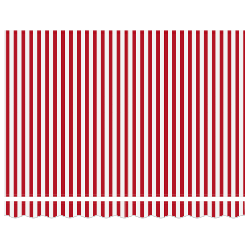 Casa si Gradina - Gradina si terasa - Umbrele si pavilioane - Pavilioane - Marchiza Manuala Retractabila in Dungi Rosii si Albe 300x250 cm - Infinity.ro