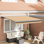 Casa si Gradina - Gradina si terasa - Umbrele si pavilioane - Umbrele - Copertina manuala retractabila Dungi Colorate 300x250 cm - Infinity.ro
