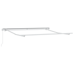 Casa si Gradina - Gradina si terasa - Umbrele si pavilioane - Umbrele - Copertina manuala retractabila galbena si portocalie 350x250 cm - Infinity.ro