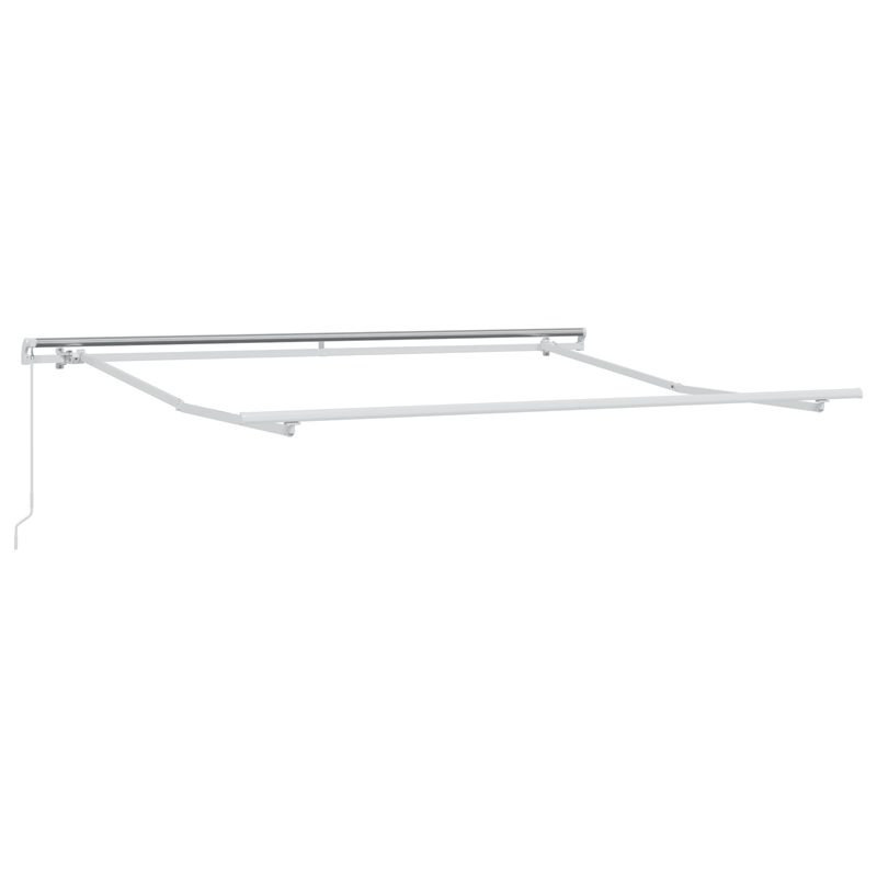 Casa si Gradina - Gradina si terasa - Umbrele si pavilioane - Umbrele - Copertina manuala retractabila galbena si portocalie 350x250 cm - Infinity.ro