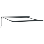 Casa si Gradina - Gradina si terasa - Umbrele si pavilioane - Umbrele - Copertina manuala retractabila cu dungi rosii si albe 300x250 cm - Infinity.ro