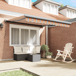 Casa si Gradina - Gradina si terasa - Umbrele si pavilioane - Umbrele - Copertina manuala retractabila dunga multicolora 300x250 cm - Infinity.ro