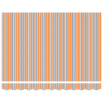 Casa si Gradina - Gradina si terasa - Umbrele si pavilioane - Pavilioane - Marchiza retractabila manuala cu dungi colorate 350x250 cm - Infinity.ro