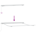 Casa si Gradina - Gradina si terasa - Umbrele si pavilioane - Pavilioane - Marchiza retractabila manuala cu dungi colorate 350x250 cm - Infinity.ro