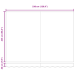 Casa si Gradina - Gradina si terasa - Umbrele si pavilioane - Pavilioane - Marchiza retractabila manuala cu dungi colorate 350x250 cm - Infinity.ro