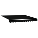 Casa si Gradina - Gradina si terasa - Umbrele si pavilioane - Umbrele - Copertina automata retractabila  cu LED Negru 350x250 cm - Infinity.ro