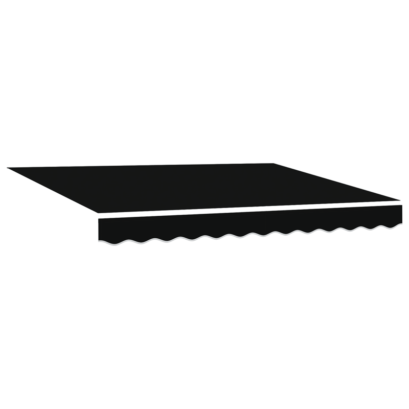 Casa si Gradina - Gradina si terasa - Umbrele si pavilioane - Umbrele - Copertina automata retractabila  cu LED Negru 350x250 cm - Infinity.ro