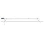 Casa si Gradina - Gradina si terasa - Umbrele si pavilioane - Umbrele - Copertina manuala retractabila cu LED Alb 400x300 cm - Infinity.ro