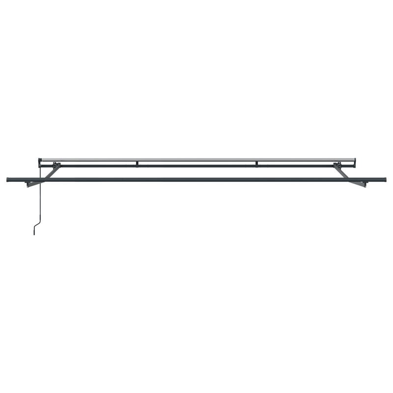 Casa si Gradina - Gradina si terasa - Umbrele si pavilioane - Umbrele - Copertina retractabila manuala portocalie si maro 400x350 cm - Infinity.ro