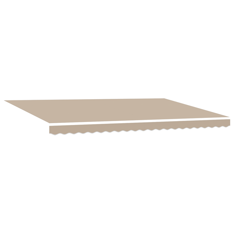 Casa si Gradina - Gradina si terasa - Umbrele si pavilioane - Umbrele - Copertina retractabila manuala  cu LED Bej 500x300 cm - Infinity.ro