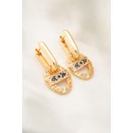 Fashion, accesorii si bijuterii - Femei - Bijuterii femei - Cercei femei - Cercei, Heliophilia, femei, metal, auriu, zirconiu, diametru 1,4 cm, antialergic - Infinity.ro