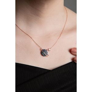 Colier, Heliophilia, argint 925, multicolor, 43 cm, 938ELS5672