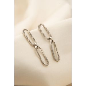 Cercei, Heliophilia, metal, multicolor, diametru 28,8 mm, latime 9,6 mm