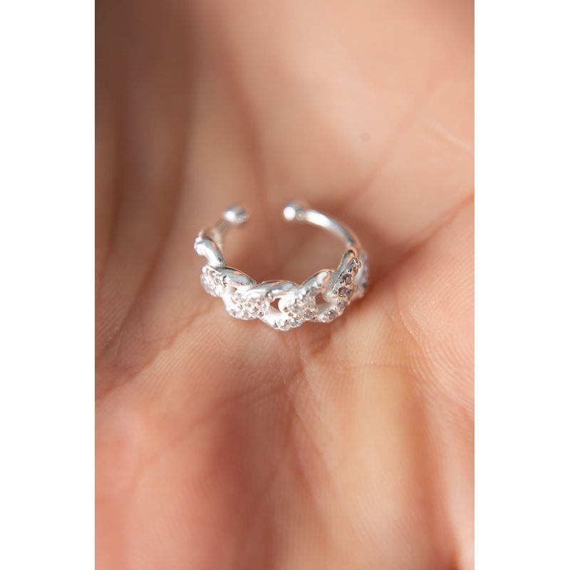 Fashion, accesorii si bijuterii - Femei - Bijuterii femei - Cercei femei - Cercel cartilaj, Heliophilia, argint 925, multicolor, antialergic, 938ELS4155 - Infinity.ro