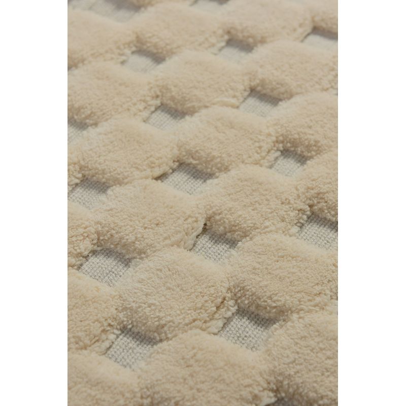 Casa si Gradina - Textile si covoare - Covoare - Covorase baie - Set covorase baie, L'essentiel Maison, bej, 50x60 cm + 60x100 cm, 100% bumbac, antiderapant - Infinity.ro