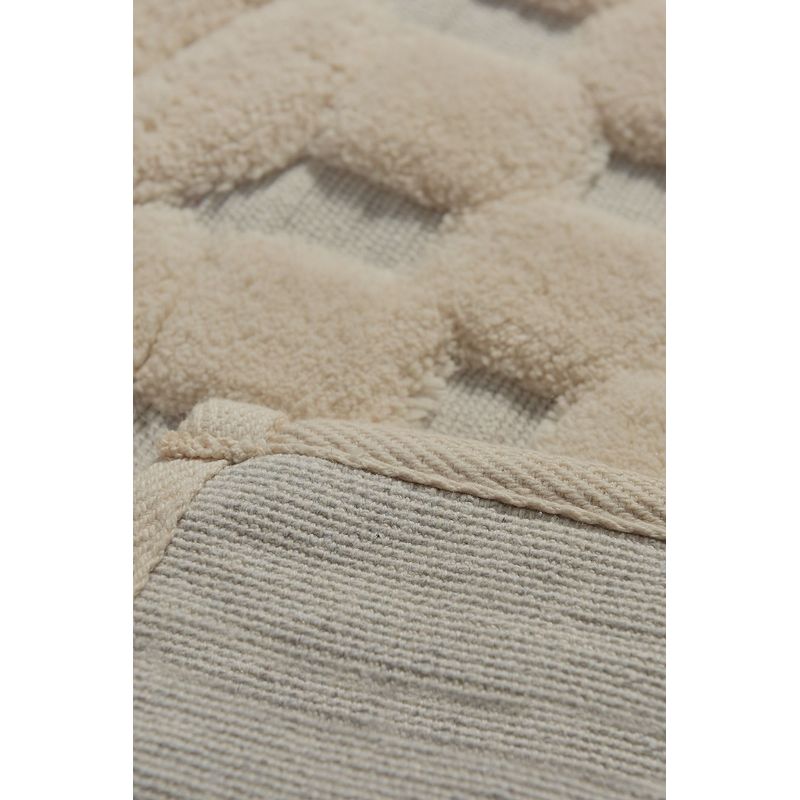 Casa si Gradina - Textile si covoare - Covoare - Covorase baie - Set covorase baie, L'essentiel Maison, bej, 50x60 cm + 60x100 cm, 100% bumbac, antiderapant - Infinity.ro