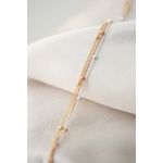 Fashion, accesorii si bijuterii - Femei - Bijuterii femei - Bratari femei - Bratara de glezna, Heliophilia, argint 925, multicolor, 26 cm - Infinity.ro