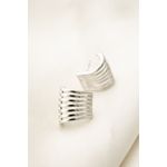 Fashion, accesorii si bijuterii - Femei - Bijuterii femei - Cercei femei - Cercei, Heliophilia, femei, argintiu, metal, zirconiu, 3.6x2 cm - Infinity.ro