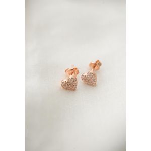 Cercei, Heliophilia, argint 925, multicolor, piatra zirconiu, 12.6 mm