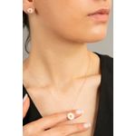 Fashion, accesorii si bijuterii - Femei - Bijuterii femei - Coliere femei - Set bijuterii din argint, Heliophilia, argint 925, rose gold, 3 piese - Infinity.ro