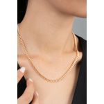 Fashion, accesorii si bijuterii - Femei - Bijuterii femei - Coliere femei - Colier metalic, Heliophilia, auriu, 40+5 cm, 948ELK2113 - Infinity.ro