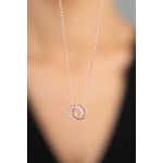 Fashion, accesorii si bijuterii - Femei - Bijuterii femei - Coliere femei - Colier, Heliophilia, argint 925, multicolor, lungime lant 42+3 cm, pandantiv 10 mm, 938ELS5225 - Infinity.ro