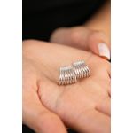 Fashion, accesorii si bijuterii - Femei - Bijuterii femei - Cercei femei - Cercei, Heliophilia, femei, argintiu, metal, zirconiu, 3.6x2 cm - Infinity.ro